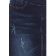 thumbnail image 4 of Fashion2Love Women's Juniors/Plus Size High Waisted Shaping Pull-On Stretch Denim Calf-Length Skirt, 4 of 8