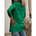 thumbnail image 4 of Women Long Sleeved Sports Jacket Solid Color Sports Jacket Office Open Front Casual Jacket, 4 of 4