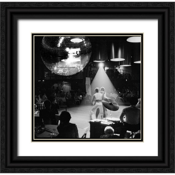Sommers, Mindy 15x15 Black Ornate Wood Framed with Double Matting Museum Art Print Titled - Disco