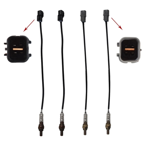 LABLT 4pcs O2 Oxygen Sensor 1 & Sensor 2 for 1997- 2004 Mitsubishi Montero Sport 3.0L V6