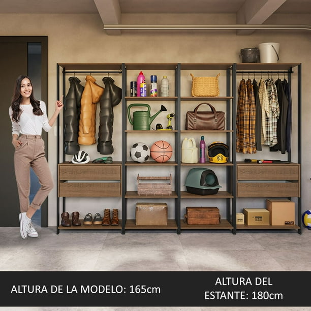 Manualidades Closet Con Cajas De Reja Casanova Clóset Freijo Negro