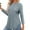 Light Blue, variant on Chiccall Womens Lightweight Sweaters Fall Loose Ribbed Knit Crew Neck Side Slit Tops Blouse
