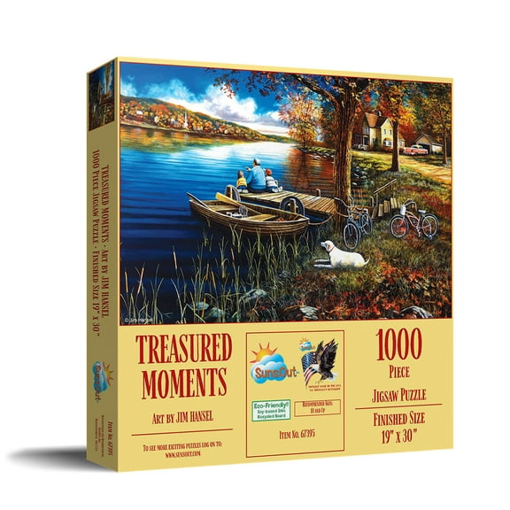 SUNSOUT INC - Treasured Moments - 1000 pc Jigsaw Puzzle by Artist: Jim Hansel - Finished Size 19" x 30" Family - MPN# 67395