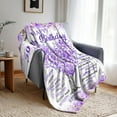 thumbnail image 3 of 50th Birthday Blanket for Women,50th Birthday Throw Blanket 50 * 60in (50th), 3 of 6