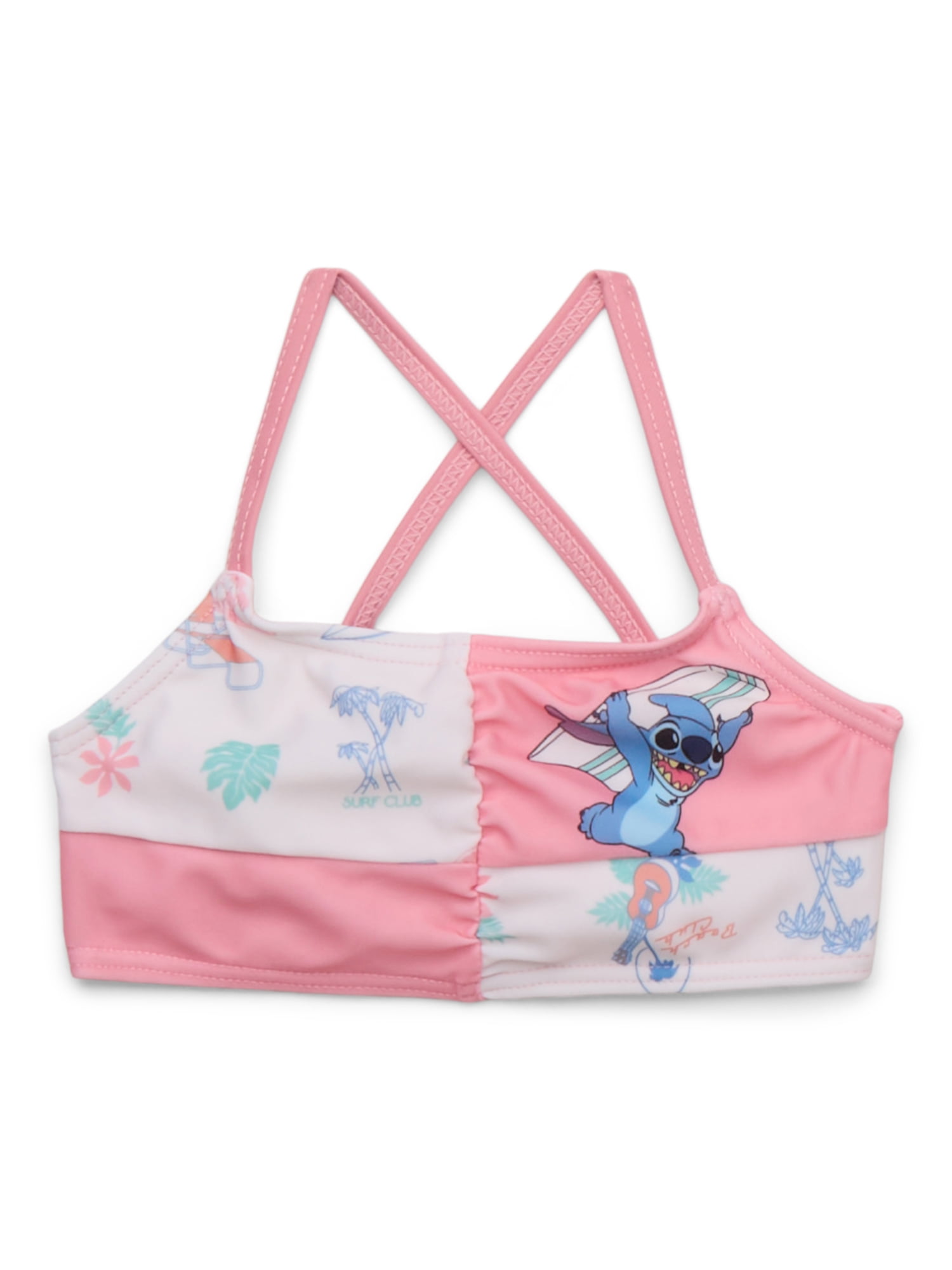 Character Toddler Girl Rash Guard and Bikini Swimsuit Set, 3-Piece, Sizes 12M-5T