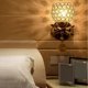 thumbnail image 3 of Crystal Wall Sconces Bedroom Wall Lamp Round Modern Bedside Wall Lights Dining Room Hallway Light Fixture E26 Socket (Bulb NOT included)/, 3 of 5