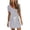 42# Gray, variant on Women's Summer T Shirt Dress Casual Tie Waist Mini Dress V Neck Short Sleeve Sundress with Pockets,Navy M