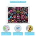 thumbnail image 6 of Diamond Art Kits for Adults, Monstrous Cartoon CharactersDiamond Painting Kits for Beginners, Frameless Round 5D Full Drill Diamonds Art Pictures Gem Art Crafts Home Decor Gifts, 6 of 8