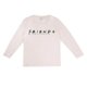 thumbnail image 2 of Friends - Set de Pijama Largo Logotipo de Manga Larga para Mujer (Rosa, Gris, Negro), 2 of 6