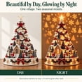 thumbnail image 6 of Christmas Village Projection Centerpiece, 3 Themed Villages，Decorations Indoor, Lighted Tabletop Tree with Wall and Ceiling Effects, Holiday Mantel Home Decor(#1Classic), 6 of 8