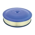 thumbnail image 2 of Moroso for Racing Air Cleaner - 14in x 3in Filter - Aluminum - Blue Powder Coat, 2 of 2
