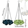 thumbnail image 2 of RUIG Large Hanging Platform Bird Feeder Weatherproof Durable, Recycled Plastic Tray with Metal Mesh, Easy Clean Outdoor Feeder for Cardinals Bluebirds Wild Birds, 2 of 8