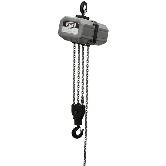 JET 312000 3 Ton Capacity 20 ft. 1-Phase Electric Chain Hoist