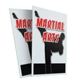 thumbnail image 4 of A-frame Sidewalk Martial Arts 24" x 36" Double Sided A-Frame Sidewalk Sign, Includes 2 Plastic Inserts | Foldable Portable White Signicade Sandwich Board Signs, 4 of 5