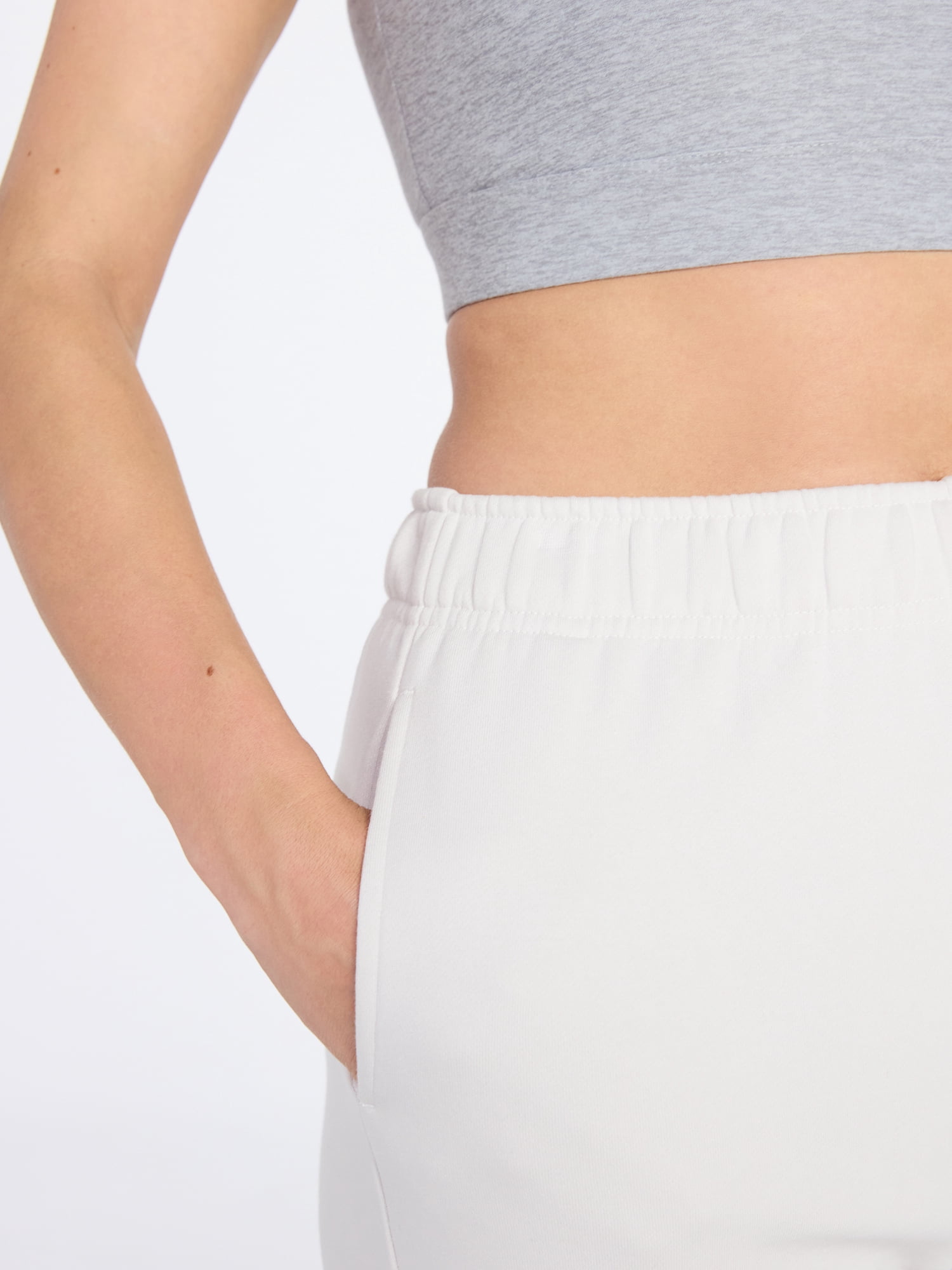 Athletic Works Women's and Women's Plus Fleece Pants with Pockets, 30" Inseam, Sizes XS-4X