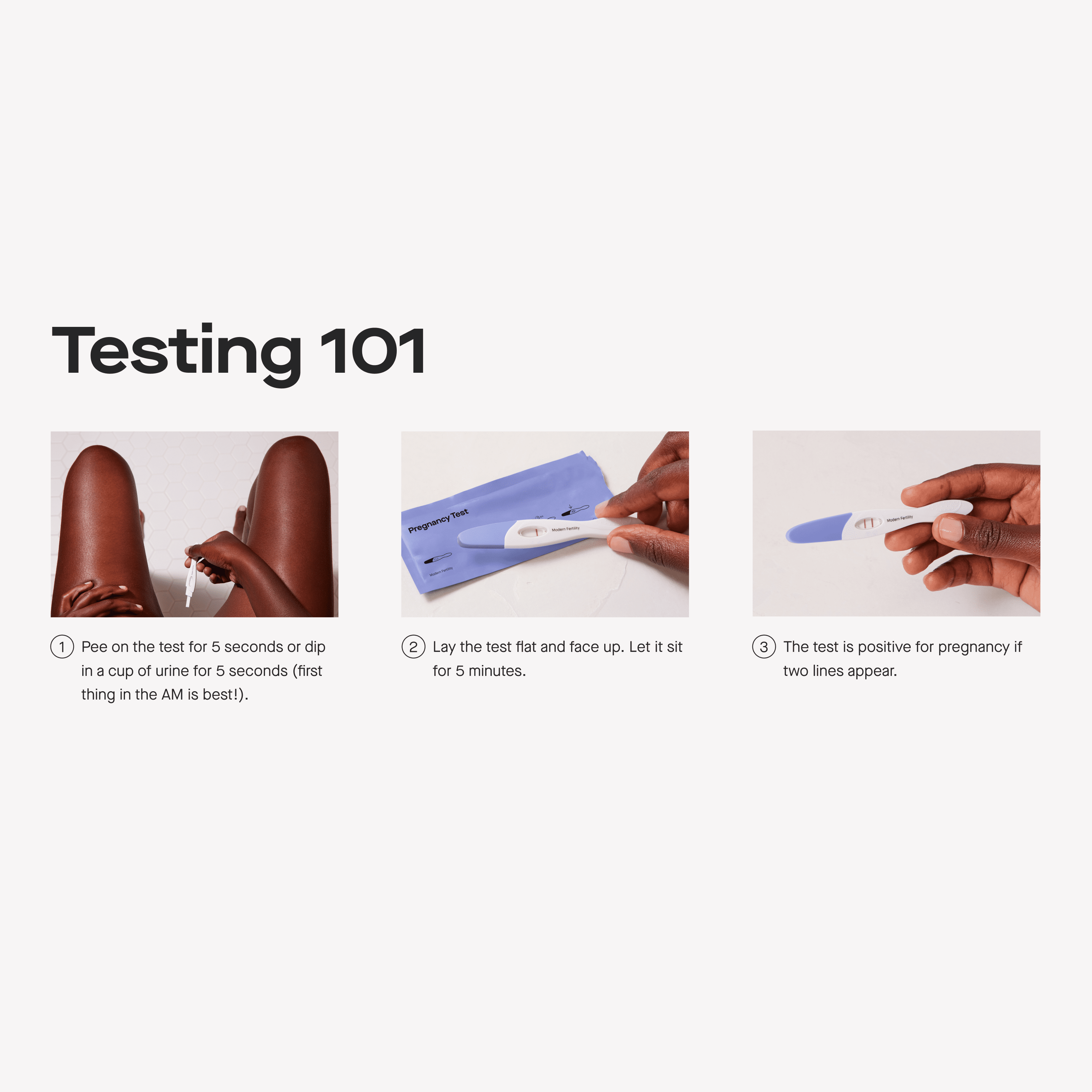 Modern Fertility Pregnancy Test, 4 ct, 99% Accurate & Early Detection