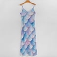 thumbnail image 5 of Mermaid Scale Pattern Sleeveless Dress Dresses Women Summer Women's Summer Clothing, 5 of 9