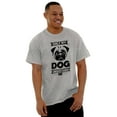 thumbnail image 4 of Only My Dog Understands Me Pet Lover Men's Graphic T Shirt Tees Brisco Brands L, 4 of 4