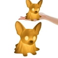 thumbnail image 3 of Light Up Halloween Ghost Dog Decorations Draped Pet Figurines Cute Glowing Resin Ghost Dog Statues for Indoor Home Decor Nightlight Party Display and Shelf Decor, 3 of 6