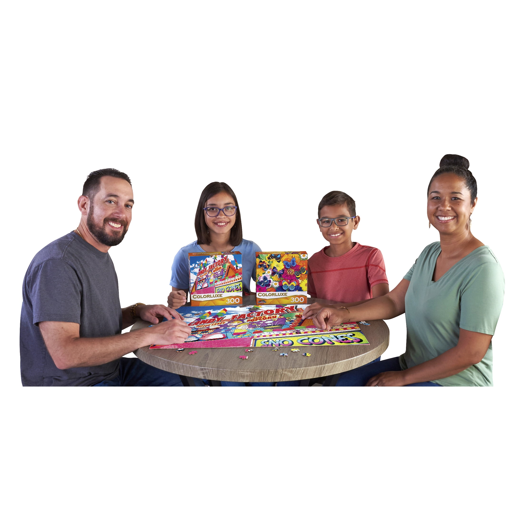 RoseArt Colorluxe 300 Piece Candy Factory Jigsaw Puzzle