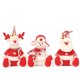 thumbnail image 3 of Adornos navideños Muñeco de tela sentado Muñeco de nieve anciano tejido Muñeco de modelado Regalos para niños Suministros para decoración de ventanas, 3 of 3