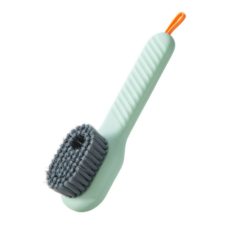 1pc Long Handle Shoe Brush, Hard Bristle Cleaning Brush, Plastic Wash Shoe  Brush, Ring-shaped