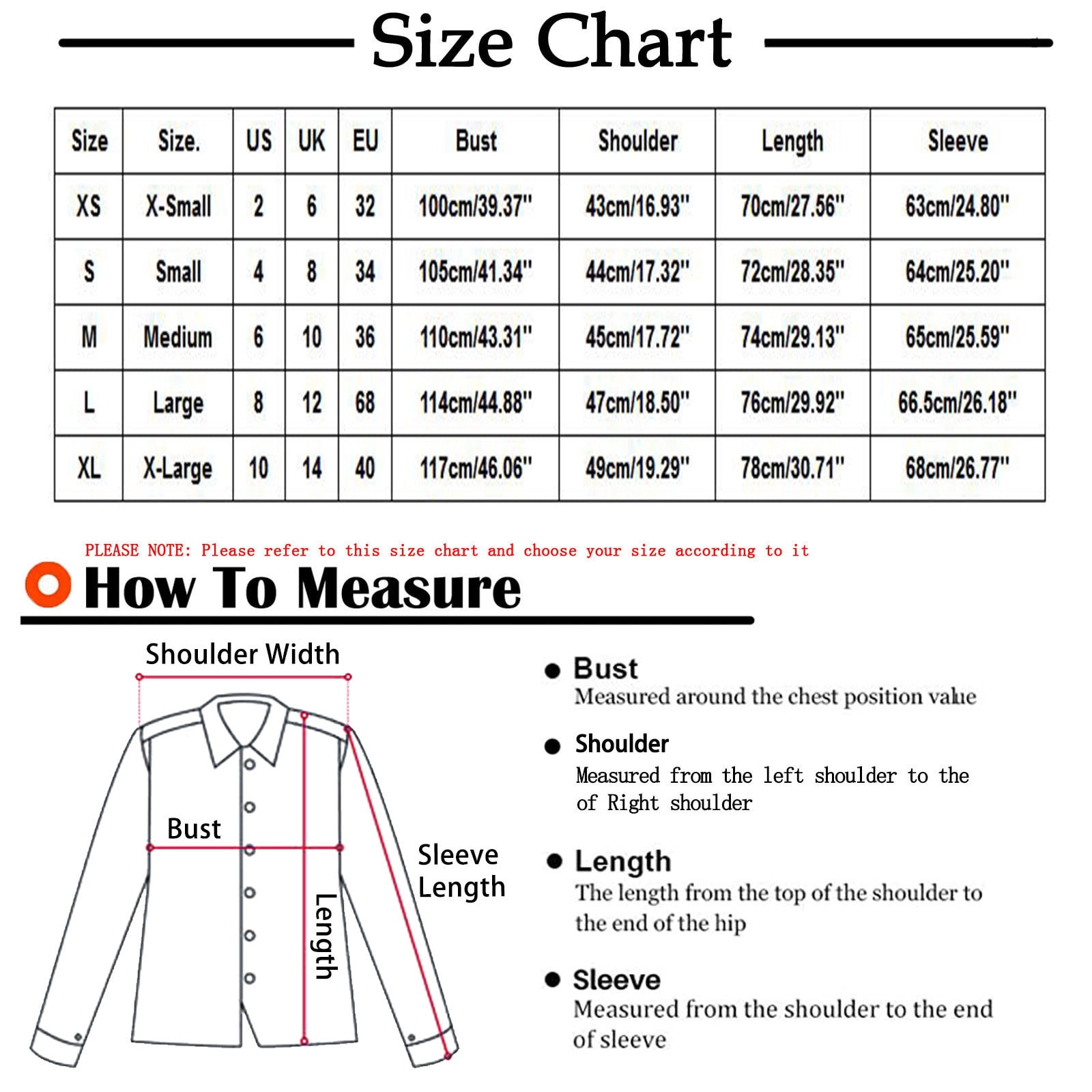 Suit shirt size chart new arrivals