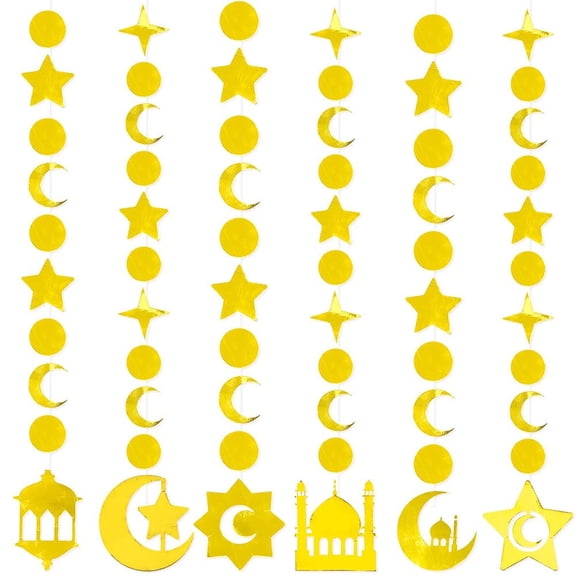 HIKVEX Arabic Festival Lantern Castle Hanging Decor Middle East Moon Party Ornament