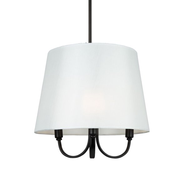 SC13330BK-Artcraft Lighting-Rhythm - 3 Light Pendant In Traditional Style-14.2 Inches Tall and 15.7 Inches Wide-Black Finish