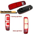 thumbnail image 2 of GTINTHEBOX Red LED Rear Tail Lights Assembly For 1974-1991 Ford E150 F150 250 350 100 Bronco, 2 of 10