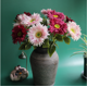 thumbnail image 3 of Xiao Hua 6 flores artificiales de crisantemo retro, flores falsas, flores artificiales para decoración de bodas, 3 of 5