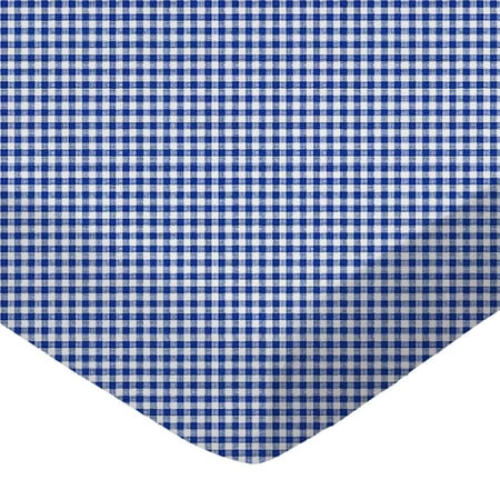 SheetWorld Fitted 100% Cotton Percale Play Yard Sheet Fits BabyBjorn Travel Crib Light 24 x 42, Primary Navy Gingham Woven