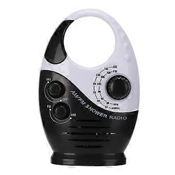 Récepteur Radio Portable Étanche Double Bande AM FM avec Haut-Parleur Intégré