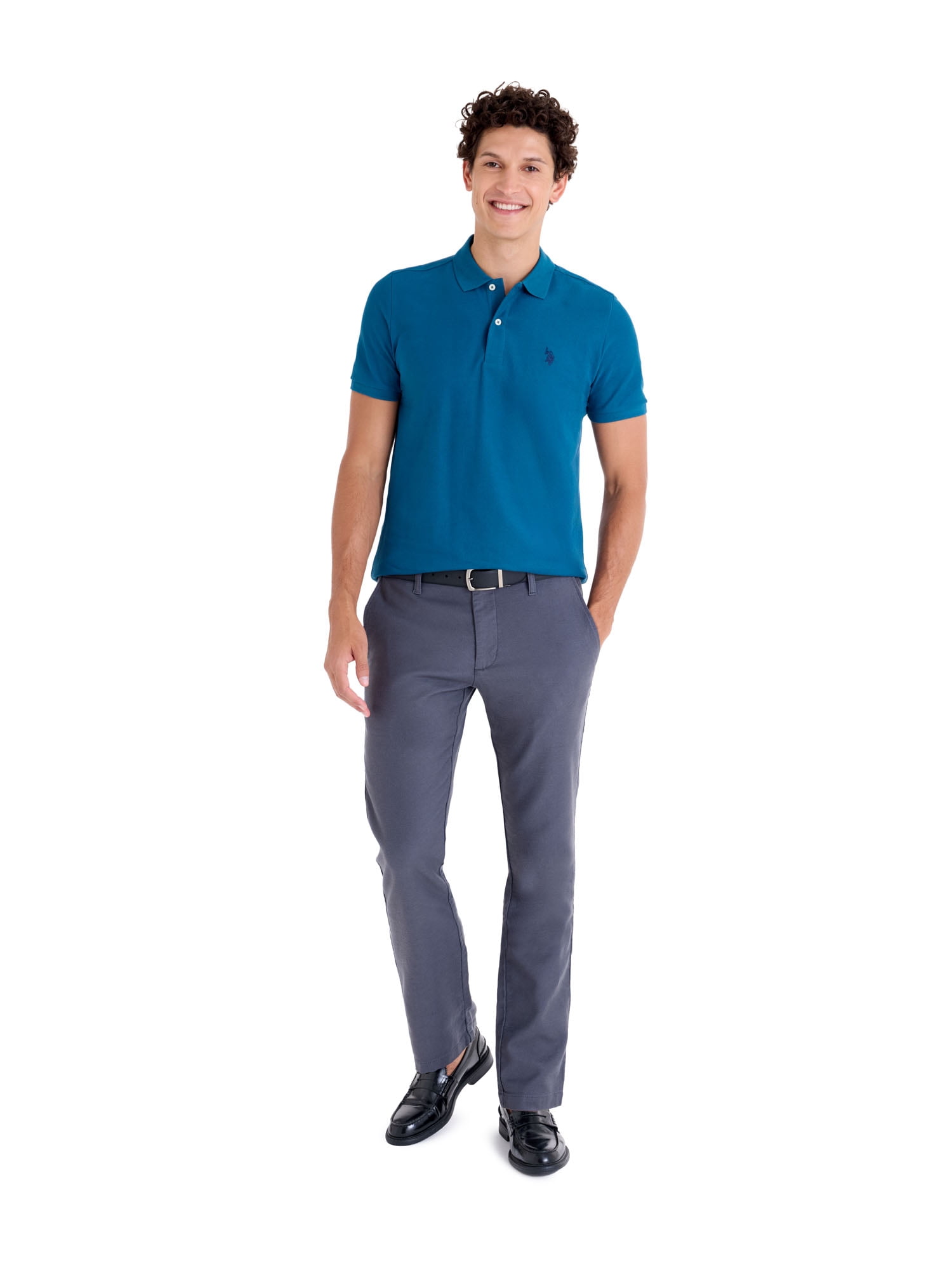 U.S. Polo Assn. Men's Performance Pique Polo Shirt