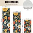 thumbnail image 4 of Pioneer Flower Floral Print Pattern Kitchen Rugs Sets Of 3,Kitchen Runner Rugs Non Skid Washable,Decorative Kitchen Floor Mats for Kitchen,Sink,Laundry,17"x30"+ 17"x47" + 17"x59", 4 of 6