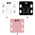 thumbnail image 3 of Body Weight Scale Digital Bathroom Scale Bluetooth Weighing Body Fat Balance, Charging, White, 3 of 9
