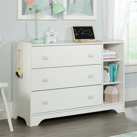 Sauder Pinwheel 3 Drawer Kids Dresser In Soft White Walmart Com