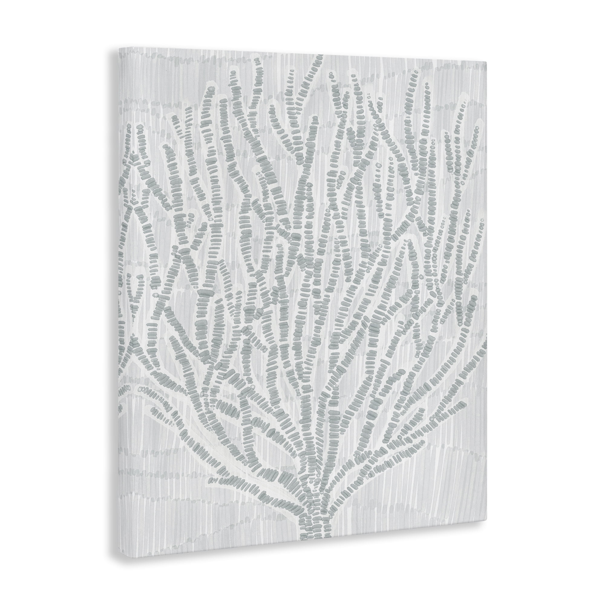 Stupell Industries Sketched Coral Sprigs Nautical & Beach Painting Wrapped Canvas Art Print Wall Art, 36 x 48