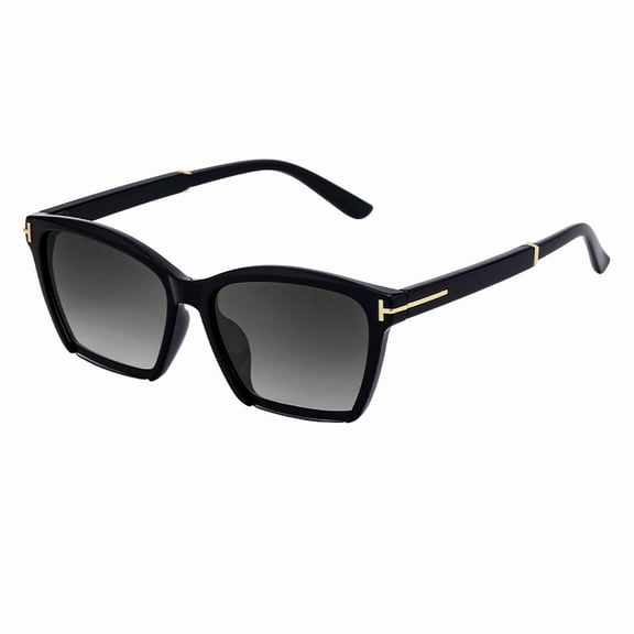 US Exclusive ‌‌TF99216-FY Cat-Eye Sunglasses - Retro T-Bar Acetate Frame with Nailhead Detailing