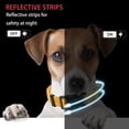 thumbnail image 5 of Minzimin Reflective Dog Collar with Safety Locking Buckle, Adjustable Soft Breathable Nylon Collars for Small, Medium and Large Dogs, 5 of 6
