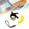 thumbnail image 1 of Correa de tabla de surf, 6 mm de grosor, guardamanos suave, correa de cuerda de mano elástica de primera , se adapta a tabla de surf Longboard Paddleboard reemplazo Fishboard Amarillo Baoblaze Correa de tabla de surf, 1 of 5