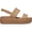 Milk Chocolate, variant on Women's Brooklyn Low Wedges Platform Sandals, Cashew/Cashew, W5