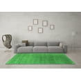 thumbnail image 3 of Ahgly Company Machine Washable Indoor Rectangle Oriental Green Industrial Area Rugs, 5' x 7', 3 of 4