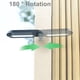 thumbnail image 4 of Luz solar de pared con sensor de día/noche - Iluminación impermeable IP65 para vallas exteriores de jardín, patio, puerta, jardín (pack 1, blanco o negro), 4 of 9