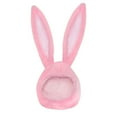 thumbnail image 2 of Easter Bunny Hat Ear Funny Plush Hood Women Costume Rabbit Hat Cosplay Halloween Party Holiday Hat, 2 of 7
