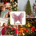 thumbnail image 6 of Specollect 10pcs Sparkling Butterfly Ornaments Glittering Christmas Tree Decorations for Holiday Party Wedding Garland Wreath Gift Box Decor, 6 of 9