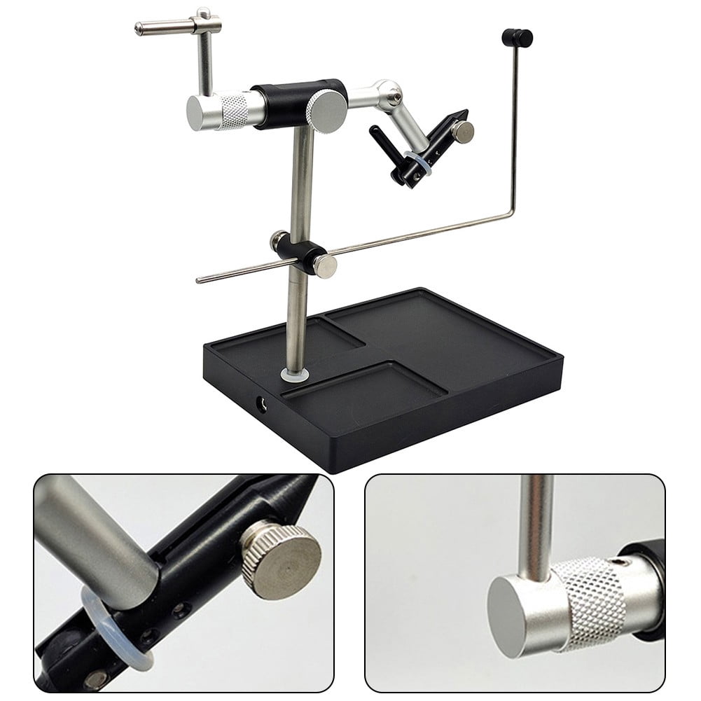 Fly Tying Vise Tying Fishing FliesJig Lures Fly Tying Tool Bobbin Holder Rotary