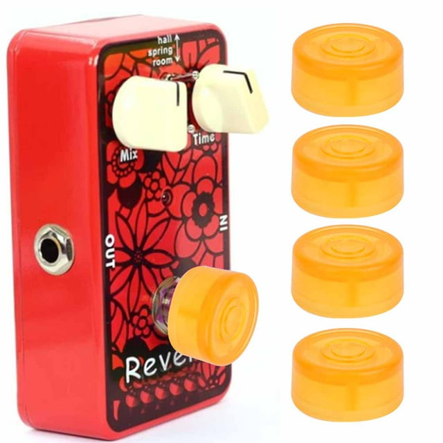 Simple Structure Guitar Effect Pedal Foot Nail, Easy To Install Plastic Material Effect Pedal Nail, For Guitar Professionals