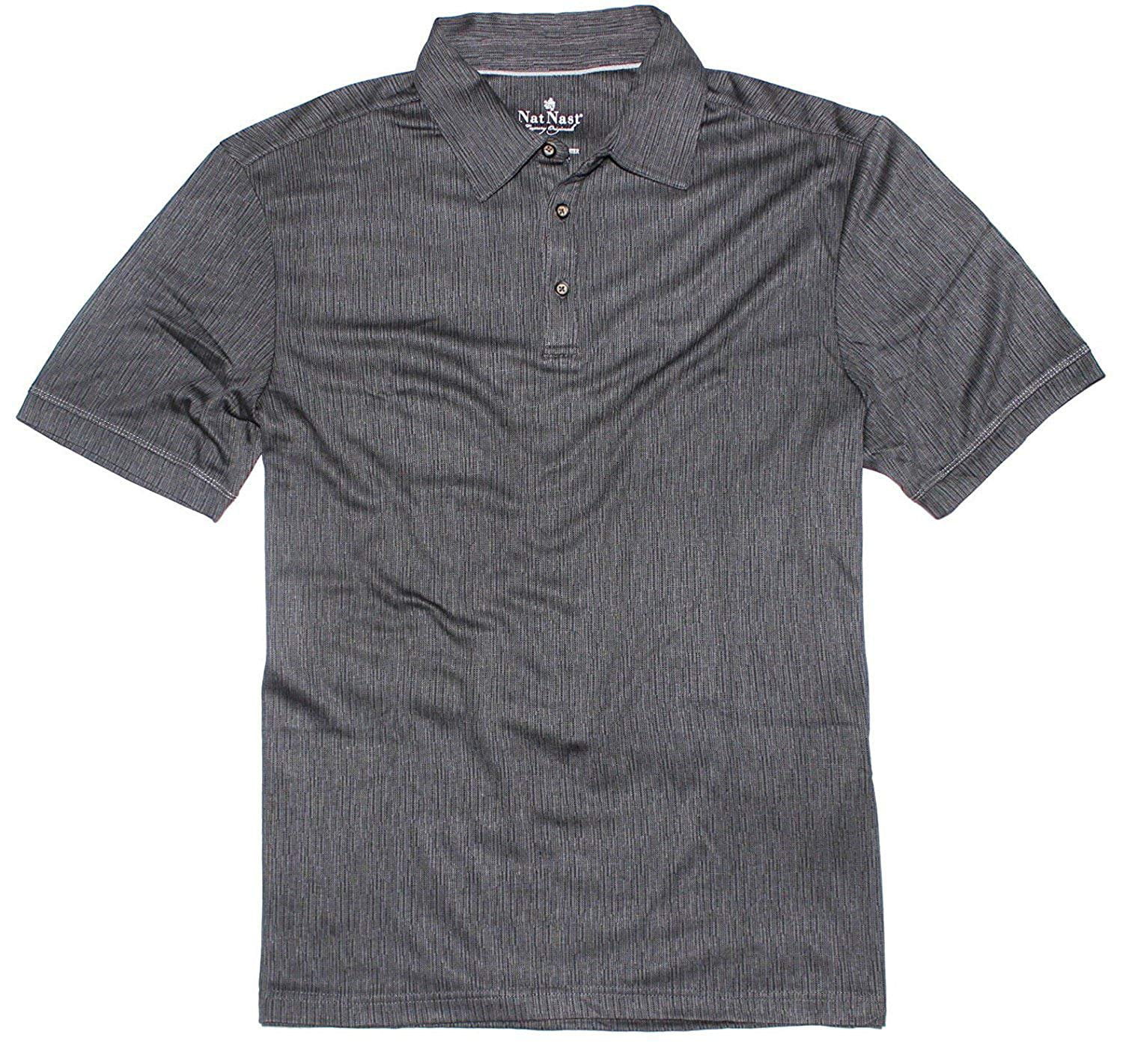 Nat Nast Luxury Originals Men's Short Sleeve Polo Shirt in Black Medium ...