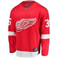 thumbnail image 2 of Men's Fanatics John Gibson Red Detroit Red Wings Home Breakaway Jersey, 2 of 3